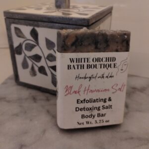 BLACK HAWAIIAN SALT Exfoliating & Detox Body Bar