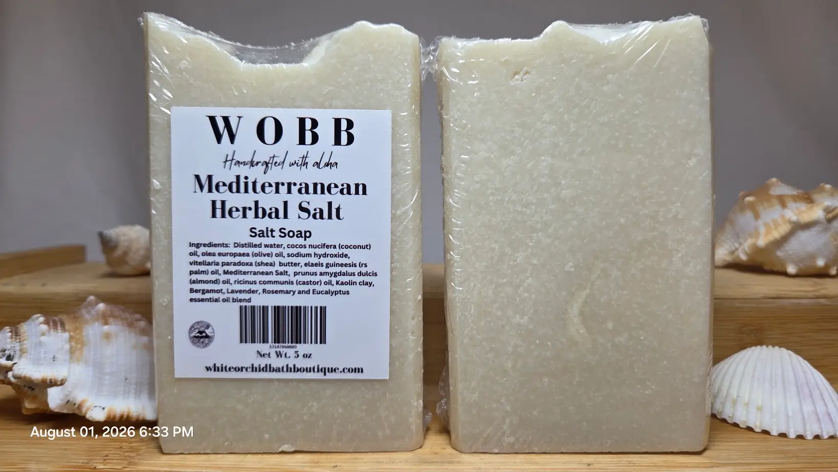 Mediterranean Herbal Salt Soap