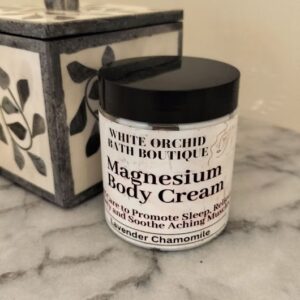 MAGNESIUM BODY CREAM - LAVENDER & CHAMOMILE 4 OZ