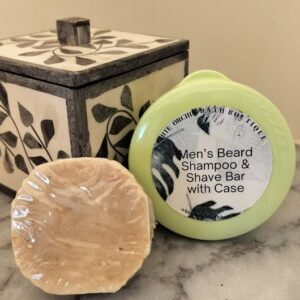 BEARD SHAMPOO & SHAVE BAR 4 OZ W/TRAVEL CASE