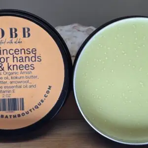 SOLID MOISTURIZING BALM - FRANKINCENSE Hands, Knees & Feet