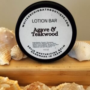 SOLID MOISTURIZING BALM - AGAVE & TEAKWOOD