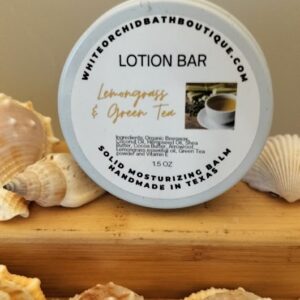 SOLID MOISTURIZING BALM - LEMONGRASS & GREEN TEA