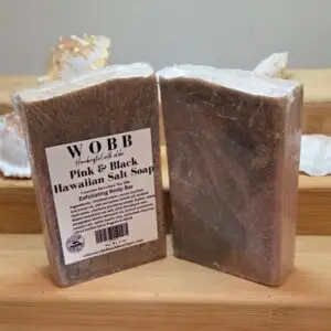 PINK HIMALAYAN & BLACK HAWAIIAN SALT Exfoliating & Detox Body Bar